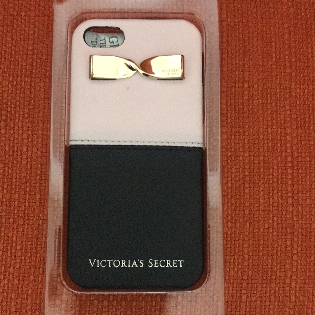 Victoria's Secret Accessories | Victoria Secret Hard Case Iphone 5/5s | Color: Black/Pink | Size: 5/5s