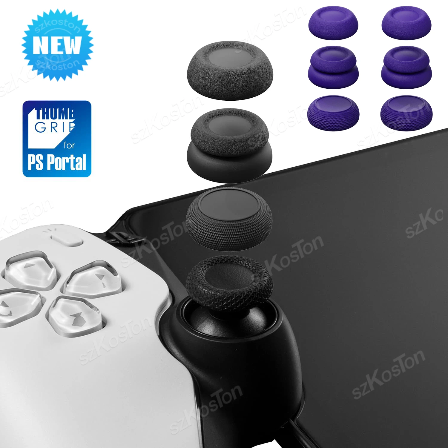 For PlayStation Portal Remote Player Thumb Grips Caps Anti-Slip Joystick Cover for PlayStation Portal Games Console Accessories