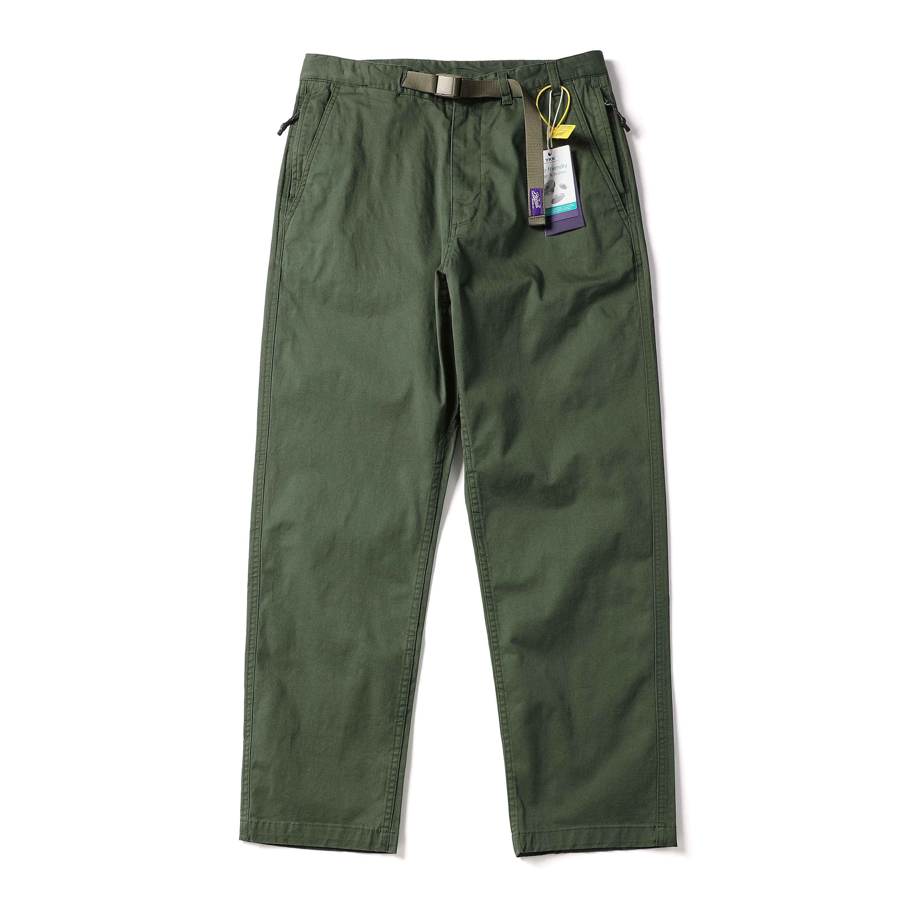 25SS Japanische Retro Purple Label City Boy Stretch 100 % Baumwolle Lose gerade Bein lässige Arbeitskleidung Hosen für Männer Herbst Image