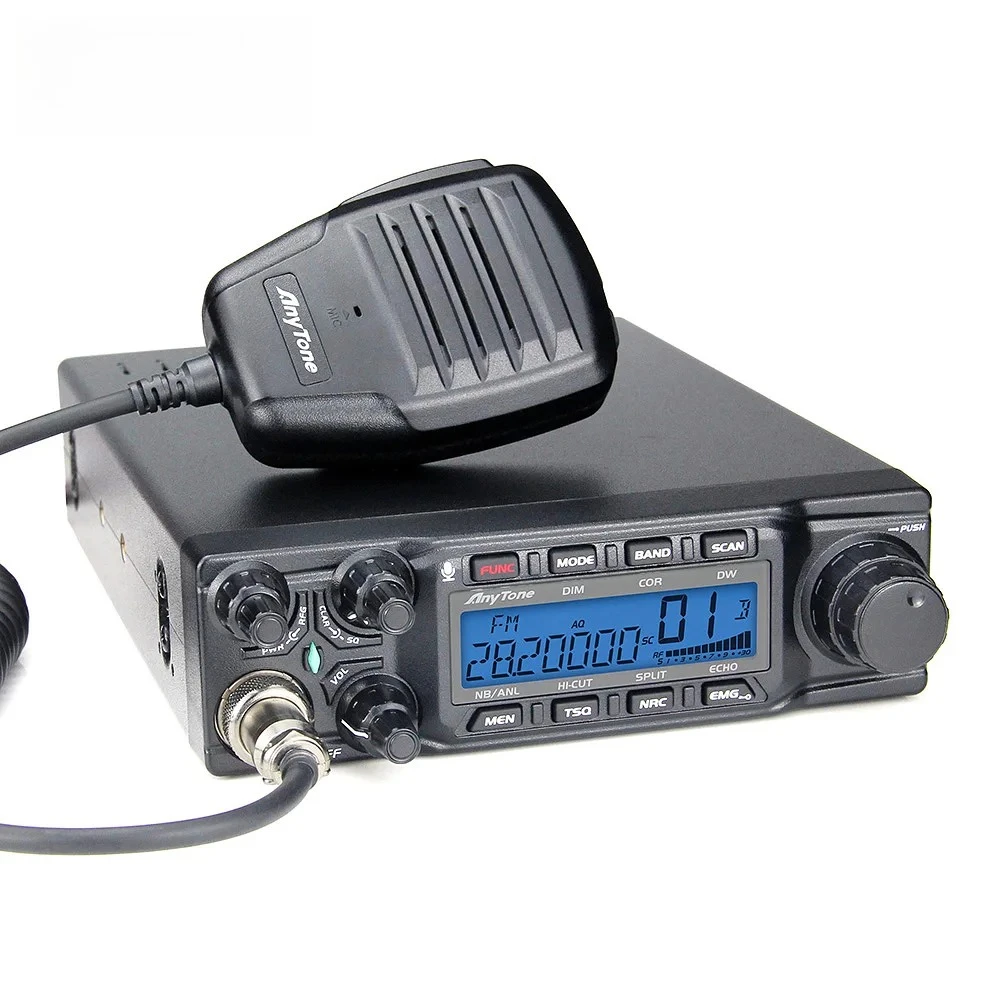 2026 AnyTone AT-6666PRO 10-Meter-Funkgerät AM FM SSB 40CH Anytone CB 27MHz SSB-Funkgerät Transceiver Ham Anytone 6666 Pro Image