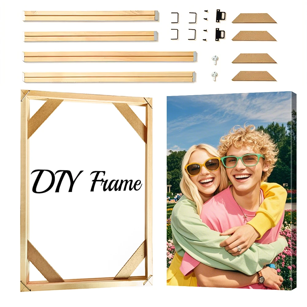 1 Stück großes individuelles Poster, personalisierte Leinwandwand-Wand atr, personalisiertes Leinwandgemälde, individuelles Geschenk, Wanddekoration, Raumdekoration Image