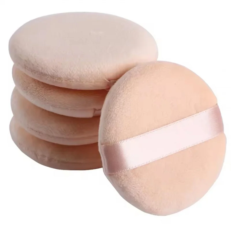 5/10Pcs Professionelle Runde Form Gesichts Powder Foundation Puff Tragbare Weiche Kosmetische Puff Make-Up Foundation Schwamm Schönheit Werkzeug Image