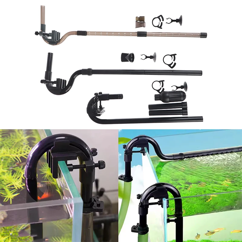 Aquariumfilter-Regensprühstangen-Set: Auslaufrohr, Einlass- und Auslassrohr-Kit für externen Aquariumfilter – Zubehör Image