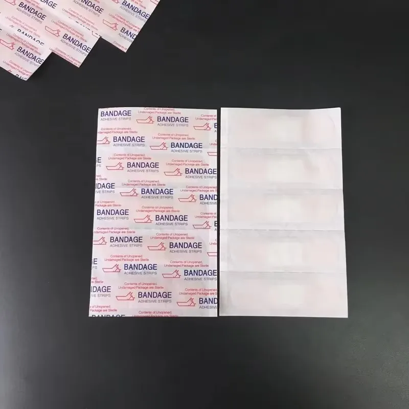 10-60 stücke Atmungsaktive Pflaster Wasserdichte Verband Erste Hilfe Wunde Dressing Medizinische Band Wundpflaster Notfall Kits Bandaid Image