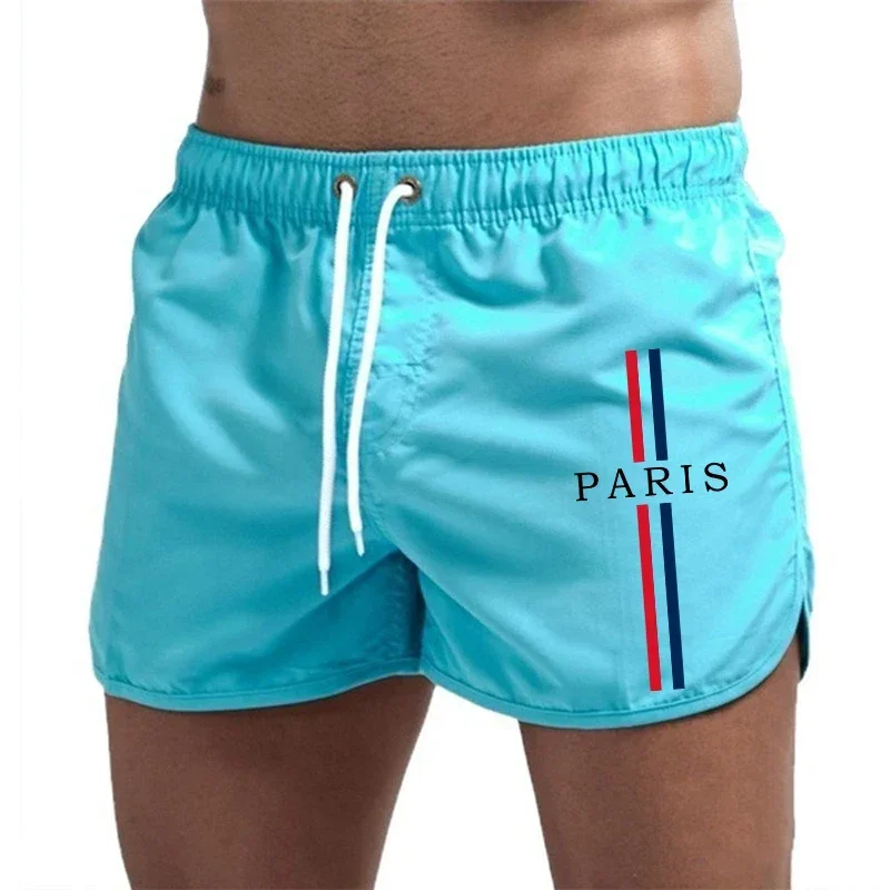 Homme Surf Schnelltrocknende Herren-Badeshorts Strandshorts 2026 Sommer Atmungsaktive Kordelzug Mode Lässige Tägliche Sport-Gym-Hosen Image