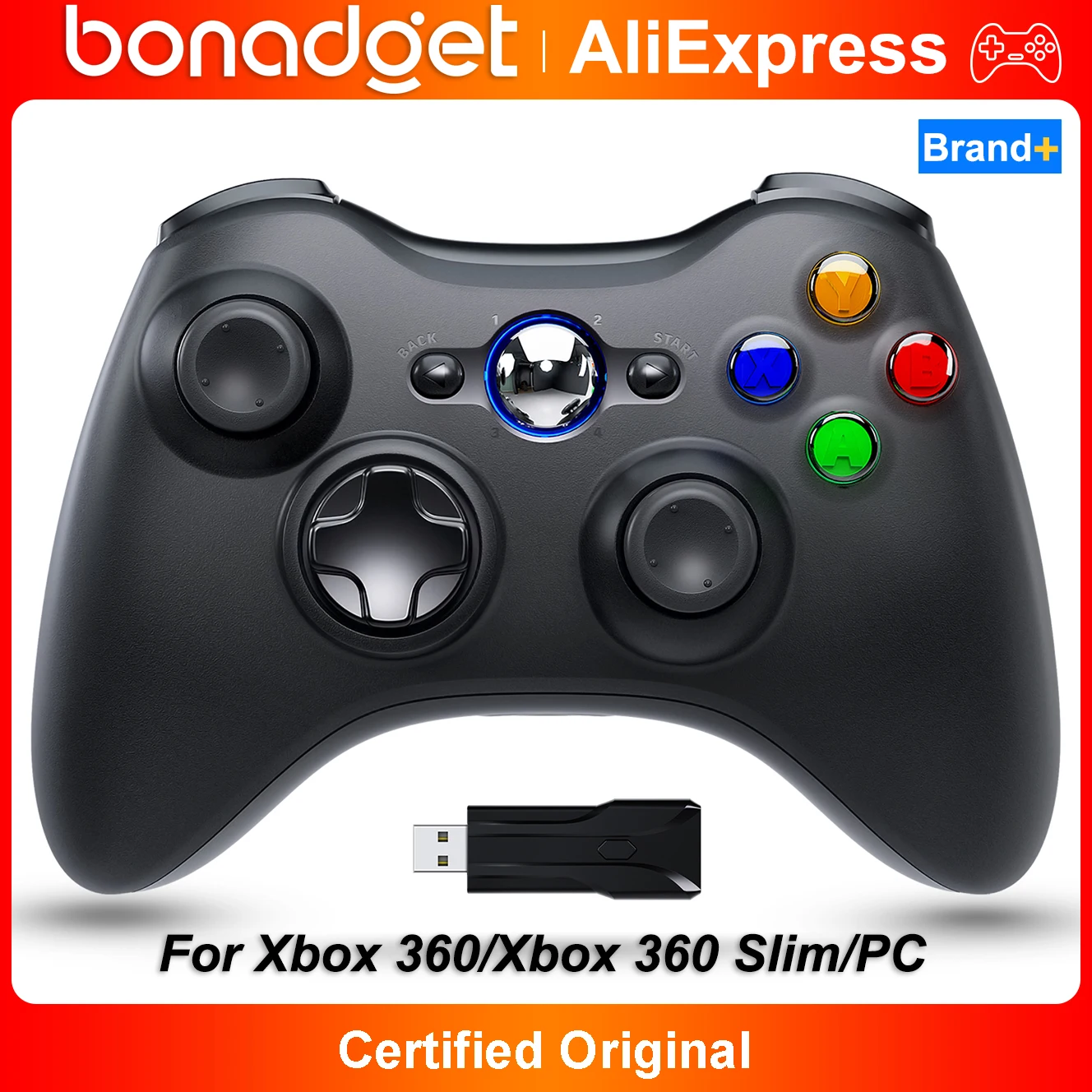 Gaming Controller Für Xbox 360/360 Slim/PC 2,4G Wireless Gamepad Video Spiel Konsolen Rocker Joystick Spiel Griff zubehör