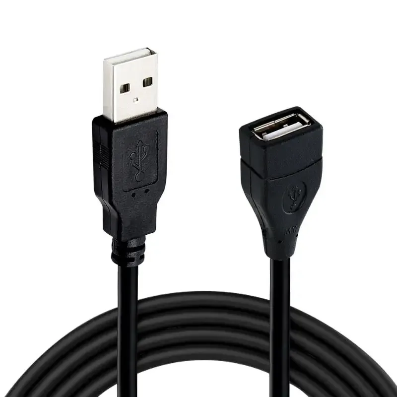 1-4 Stück USB 2.0 Kabelverlängerungskabel 0,6 m/1 m/1,5 m Datenübertragungsleitung Superhighspeed-Datenverlängerungskabel für Display Image