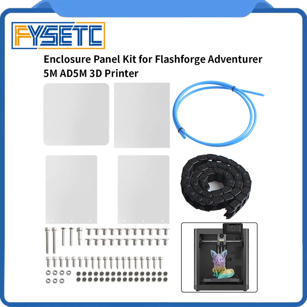 Für Flashforge Adventurer 5M AD5M 3D-Druckergehäuse-Panel-Kit, verbesserte 3D-Druckerteile für AD5M 5M Image