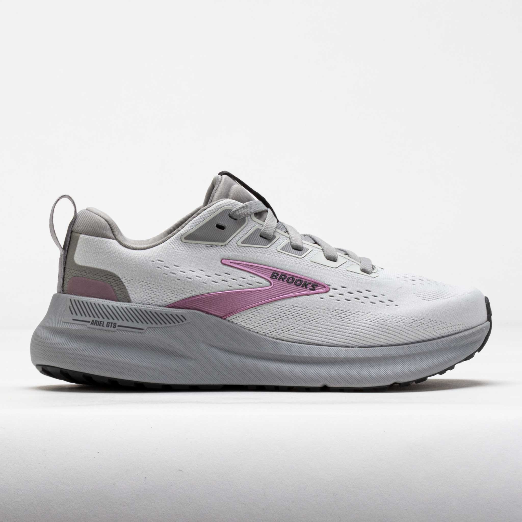 Brooks Ariel GTS 26 Women's Running Shoes Oyster Mushroom/Alloy/Pink