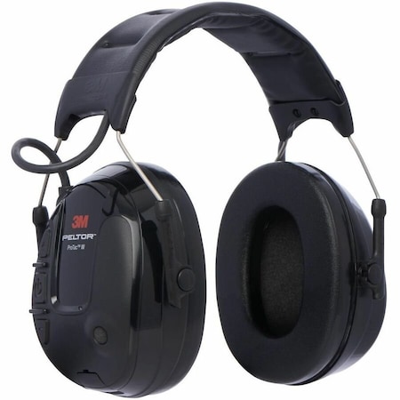 3M PELTOR MT13H220A Headset, 21dB, Headband, Black, AA Batteries