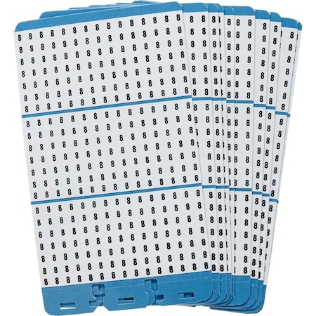 BRADY PWM-8 Porta-Pack Wire Marker Book Refill Repositionable Vinyl Cloth 8,