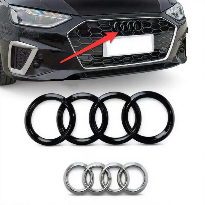 De 2006 à 2015, le logo Audi, les emblèmes avant et arrière des voitures Audi, sont compatibles avec les modèles Audi A3 A4A5 A6 A7 S7 RS7 S6 RS6 S4 RS4 T.
