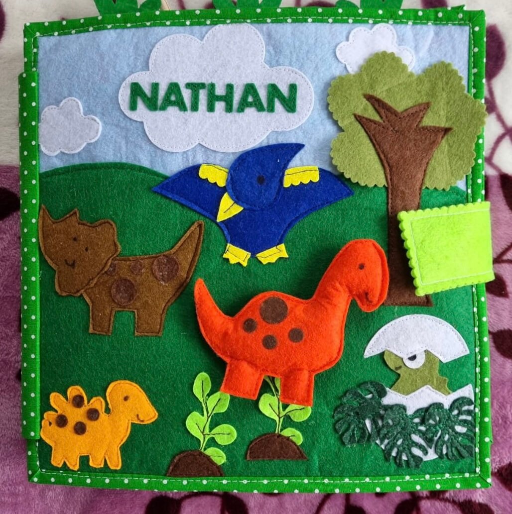 Libro occupato per bambini piccoli, libro tranquillo, attività Montessori, libro occupato personalizzato, libro fatto a mano, libro di attività presco