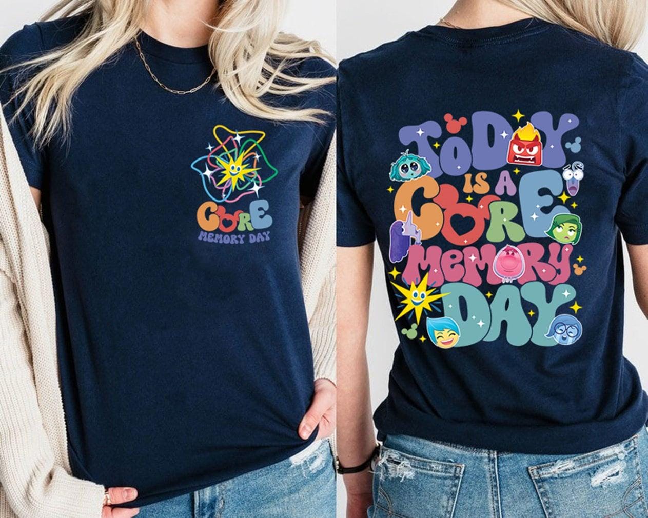 Inside Out Today Is a Core Memory Day Shirt Shirt, Disneyland Today Is a Core Memory Day Shirt, Disneyland Vacation Shirt, Family Trip Shirt