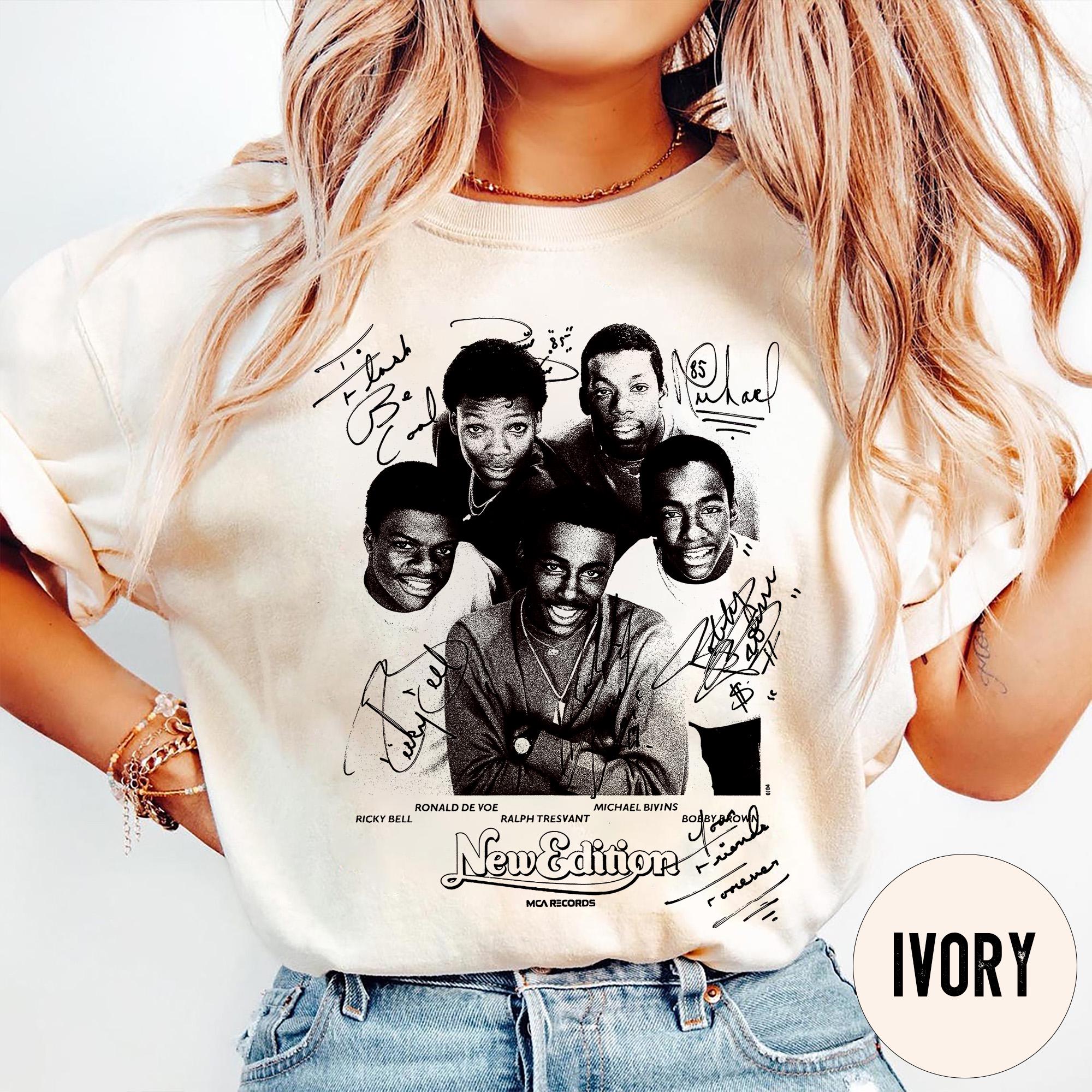 Maglietta Vintage New Edition, maglietta New Edition Way Tour 2026: maglietta NE, fan della musica R&B, maglietta con data del tour 2026, regalo per g