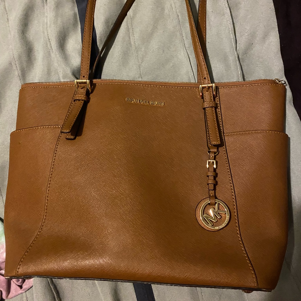Michael Kors Bags | Large Tan Michael Kors Handbag | Color: Tan | Size: Os
