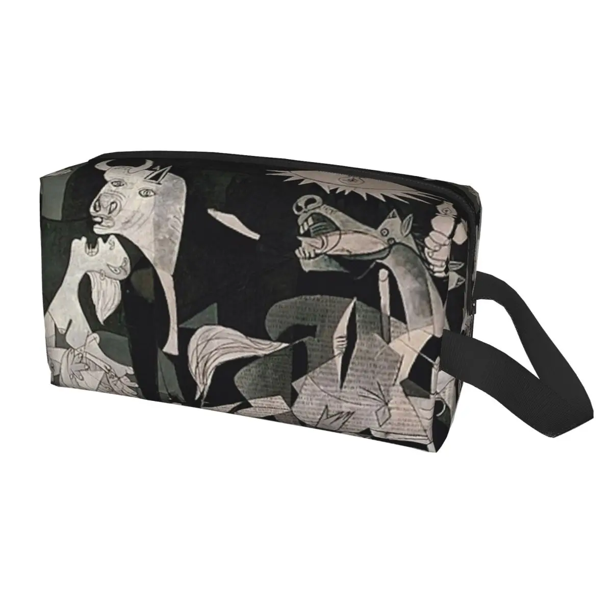 Borsa per il trucco personalizzata in spagna Pablo Picasso Guernica per le donne Organizer per cosmetici da viaggio borse da toilette per la conservazione carine