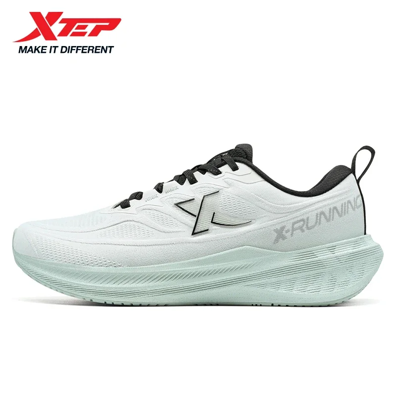 Xtep Herren-Winterlaufschuhe 2025, atmungsaktiv, stoßdämpfend, rutschfeste Dämpfung, bequeme Schnür-Sneaker 875419110045 Image