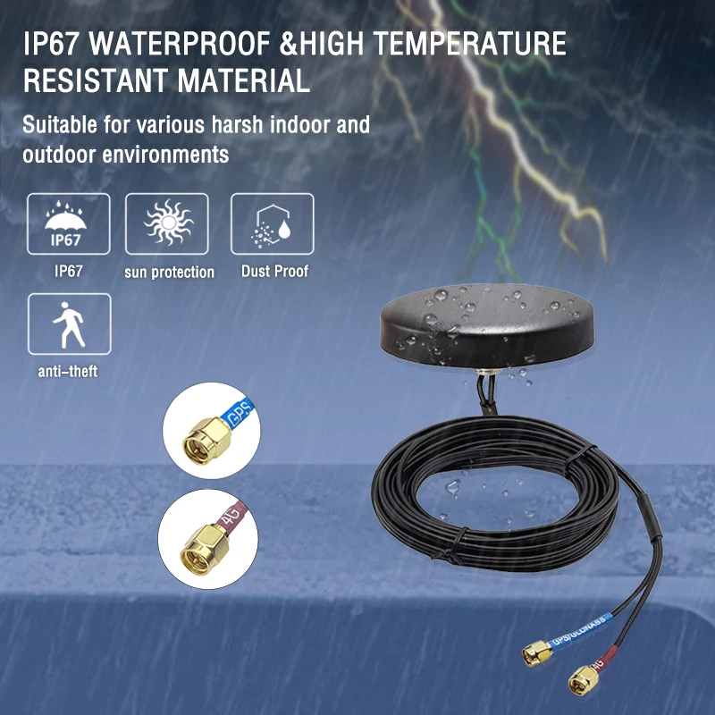 4G Schraub-/Klebemontage-Antenne für Verizon AT&T T-Mobile Modems Router mit SMA Image