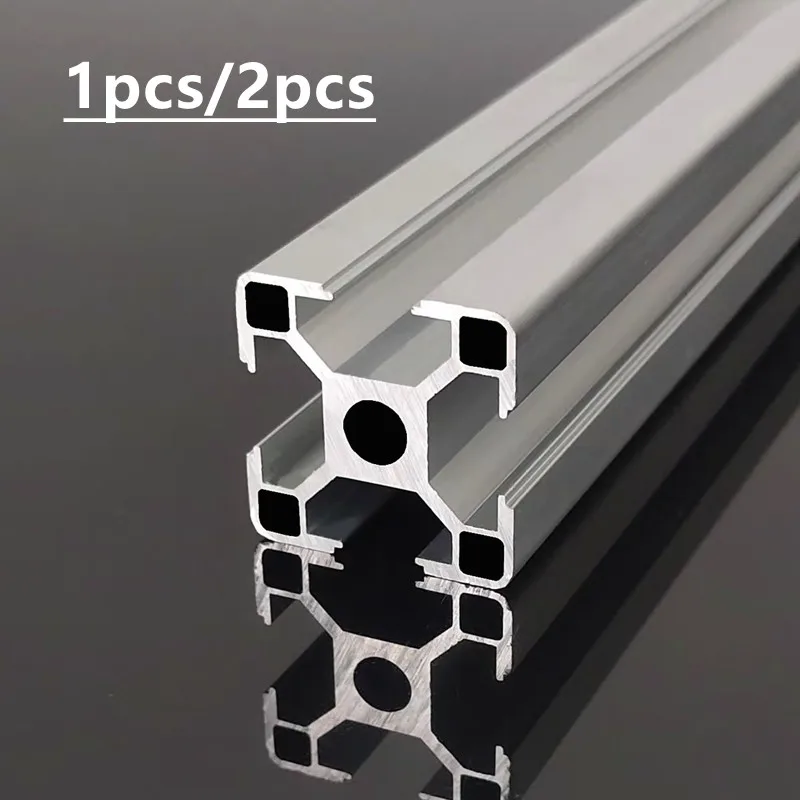 CNC-Aluminiumprofil 3030 Aluminiumprofil Extrusion 100 mm-1000 mm EU-Standard 3D-Druckerteile Anoden-Drahtführung Aluminiumprofil Image