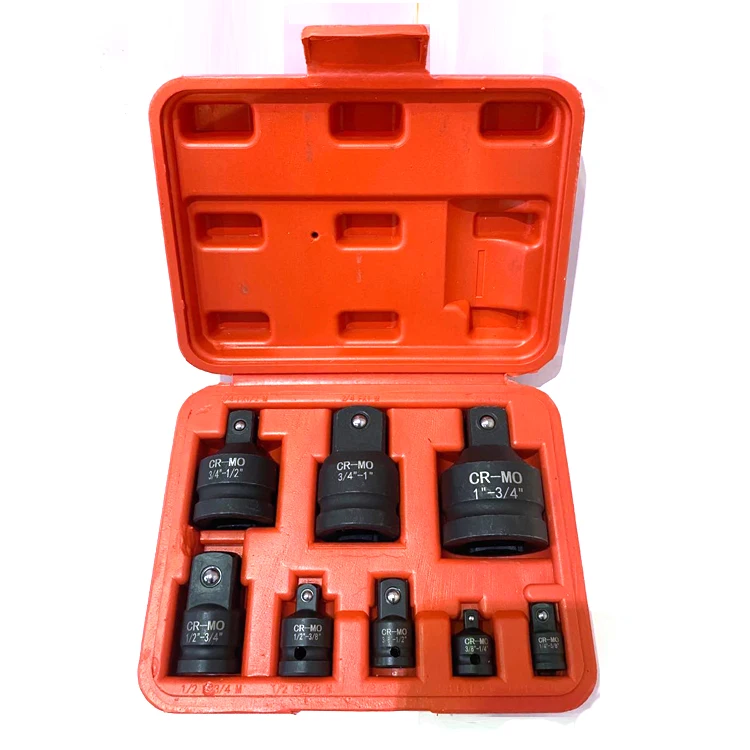 Grossista combinazione 1*3/4 3/4*1 3/4*1/2 1/2*3/4 CR-MO Set di bussole a percussione adattatore con scatola rossa