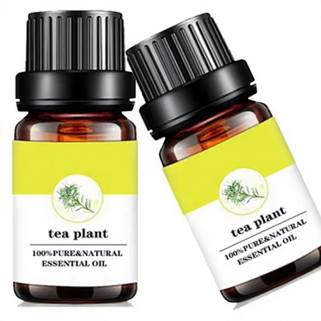 Olio Essenziale di Tea Tree Puro Etichetta Privata Olio Naturale Biologico per Viso Capelli e Pelle Qualità Premium per Diffusore