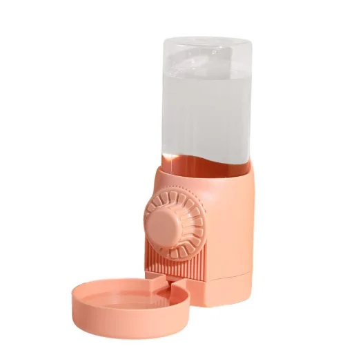 Una gabbia appesa tipo distributore automatico di acqua appeso gabbia gatto distributore automatico di acqua alimentatore ciotola per cani ciotola per gatti Pet fornitura