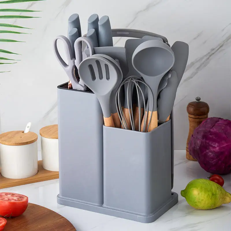 Nuovo Design all'ingrosso unico utensili da cucina utensili da cucina utensili da cucina produttori di utensili da cucina in Silicone antiaderente utensili da cucina Set
