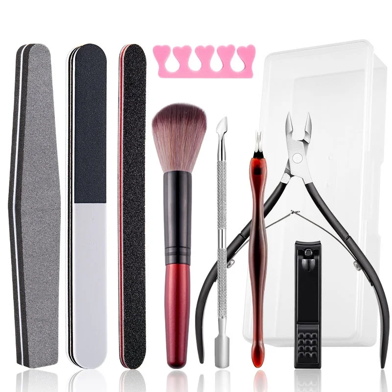 Prezzo di fabbrica Nail Art Set professionale Manicure Set un Set fatto bellezza 4 pz/5 pz/6 pz/7 pz/8 pz/9 pz/10 pz