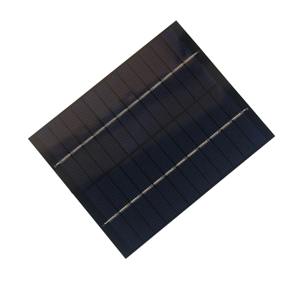 Piccolo pannello solare 12V 2W Mini piastra solare policristallina modulo di celle solari per fai da te luci Led 136*110mm