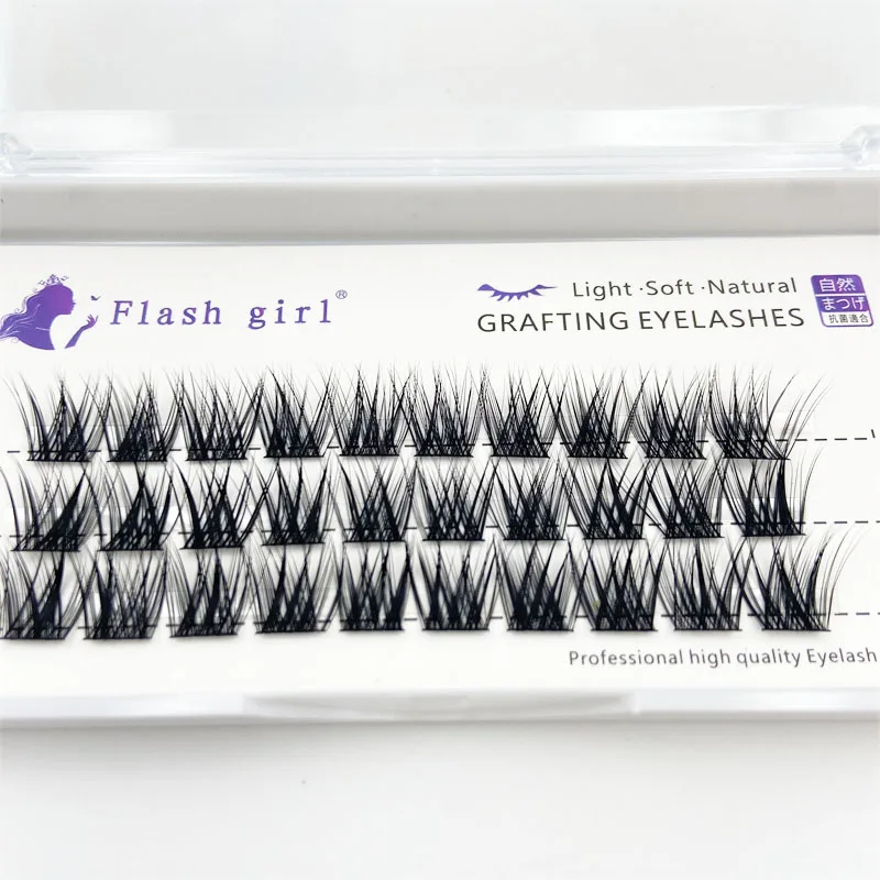 Extension per ciglia in finto visone all'ingrosso per Flash Girl extension per ciglia singole per Volume extension per ciglia Private Label