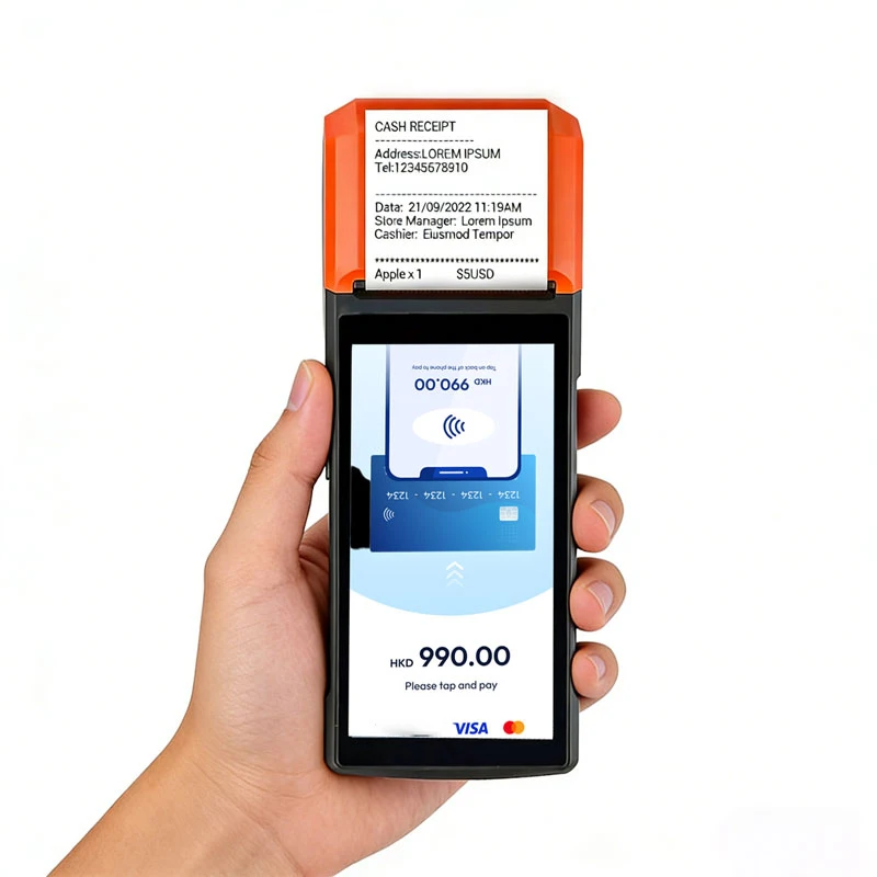 Terminale POS Portatile Android 14 OS Memoria 3+32GB 4G LTE Macchina POS per Fatturazione Android R330 Plus