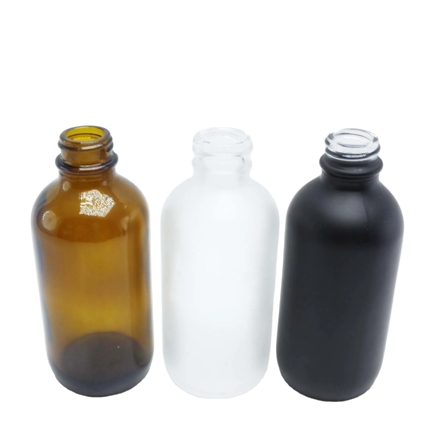 1oz 2oz 4 oz 15ml 30ml 60ml 120ml 1 2 4 oz cosmetici ambra vuoto olio essenziale siero viso flaconi contagocce di vetro con contagocce