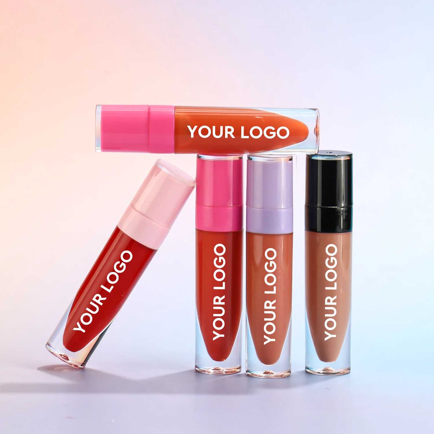 Low Moq Lip gloss Private Label Wasserdichter Lip gloss Veganer Lip gloss Langlebige leere Lipgloss-Tuben