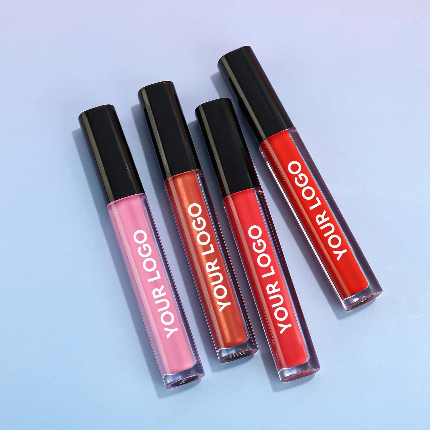 Schwarzer Lipgloss Private Label Wasserfester Lipgloss Veganer Lipgloss Langanhaltend Leere Lipgloss-Tuben
