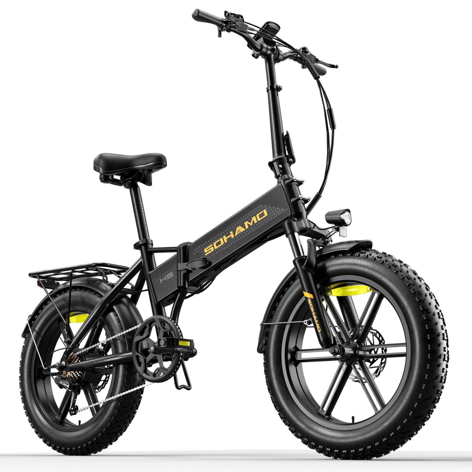 SOHAMO H5 E-bike fuoristrada da 20" x 4". Batteria rimovibile 48V 18Ah