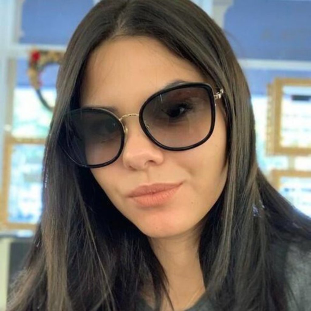 Gucci Accessories | Gucci Gg0606sk 001 Sunglasses Black/Gold Square Frame, Grey Lenses | Color: Black/Gray | Size: 56 - 19 - 145