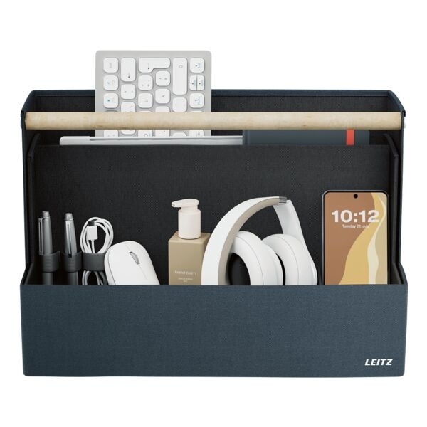 Leitz Schreibtisch-Organizer mit Griff 4 Fächer grau, 38x26x19 cm Image
