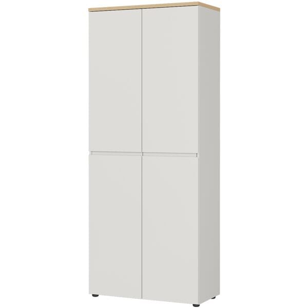Germania-Werke Aktenschrank »Office Serie« 5 OH Kaschmir/Lindberg-Eiche, 80x197x40 cm