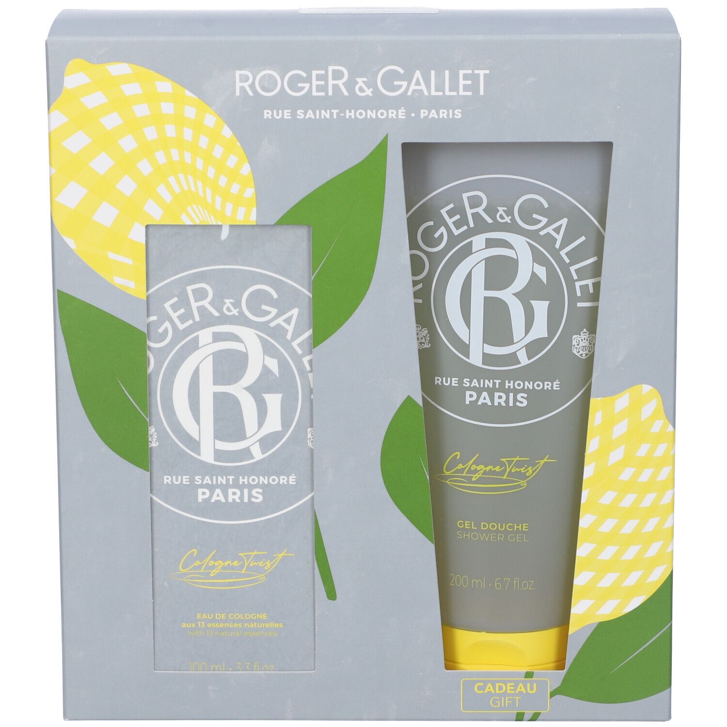 Roger & Gallet Cologne Twist Set Eau De + Gel Doccia 1 pz