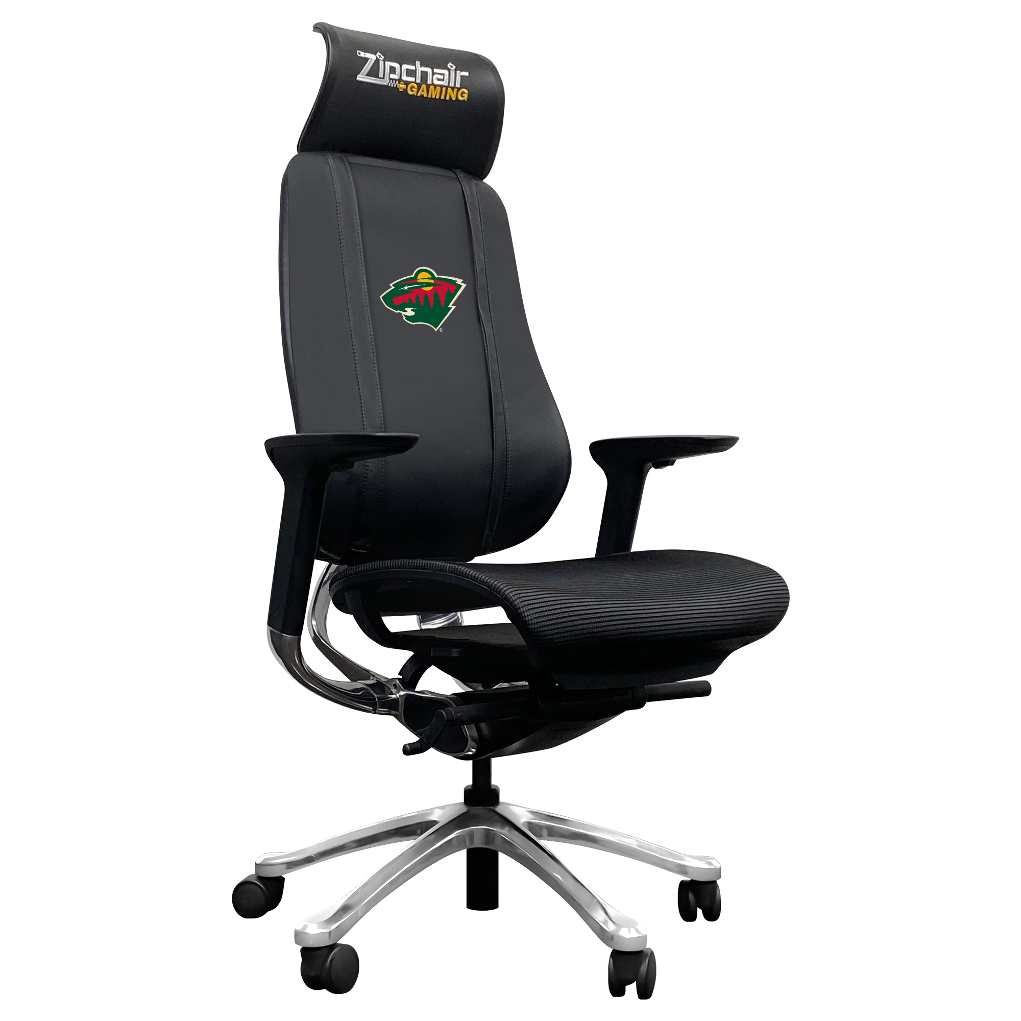Black Minnesota Wild PhantomX Gaming Chair