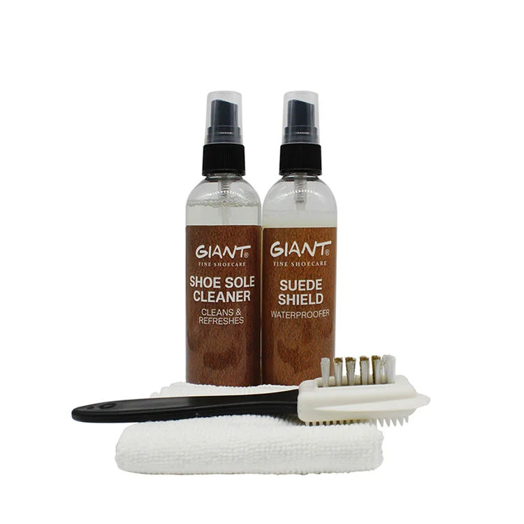Care Guys SCK-01 Kit per la Pulizia e la Cura delle Scarpe in Pelle Scamosciata con Soluzione Detergente in Schiuma per Sneaker per la Rimozione degli Odori e la Protezione delle Calzature