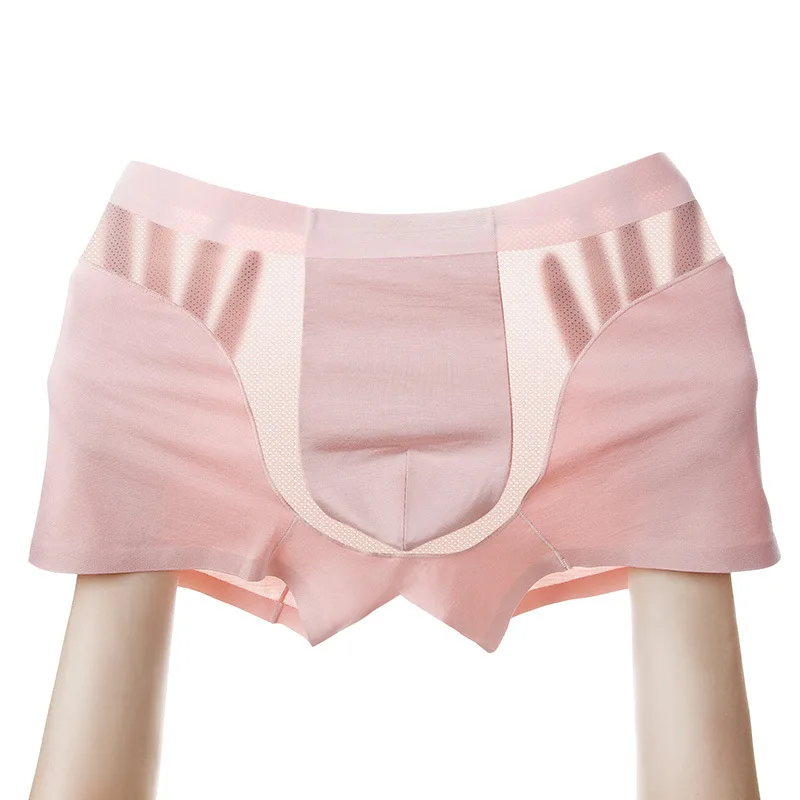 Biancheria intima da uomo Modal senza cuciture da uomo maglia traspirante Boxer biancheria intima giovanile Dropshipping