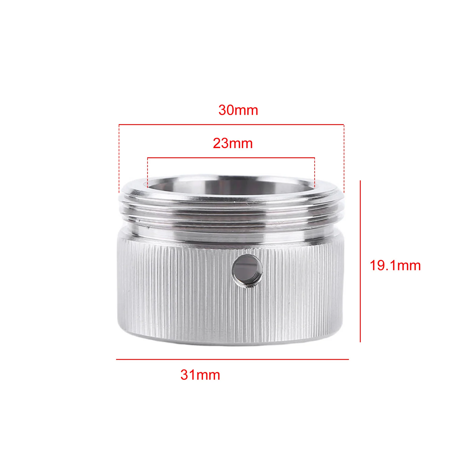 M30 X 1,5 Heizkörperventiladapter aus 304 Edelstahl mit Thermostat-Kopf und Dichtungsstreifen für Heizkörperventil-Zubehör Image