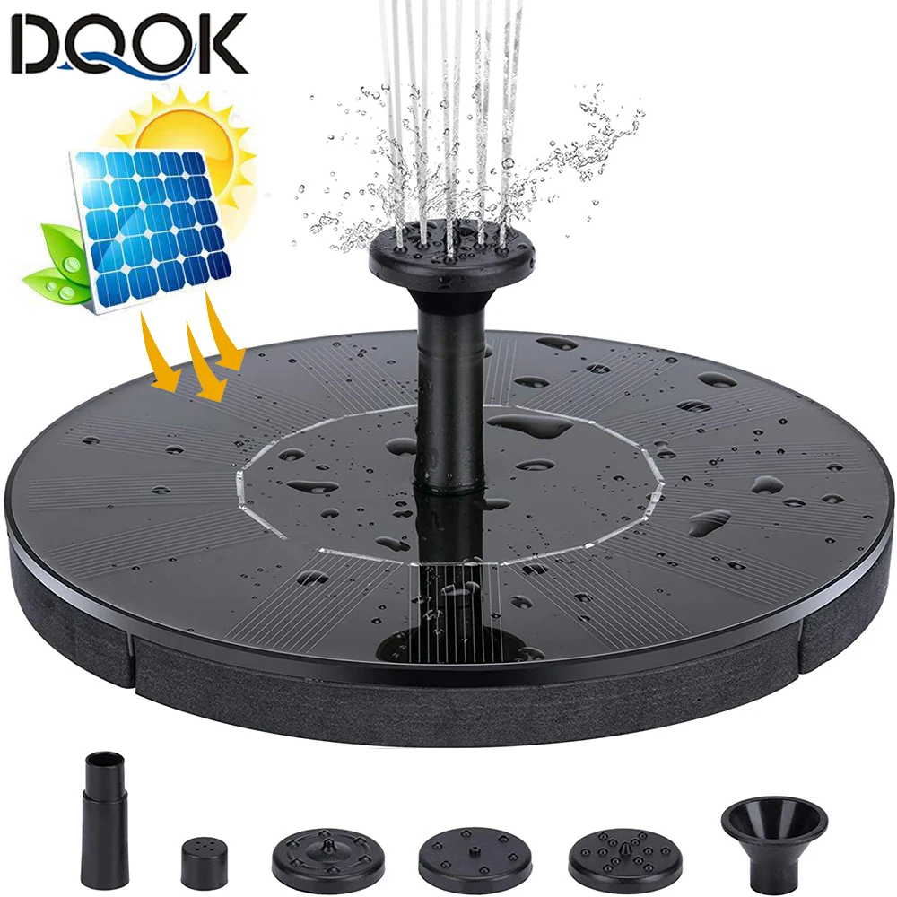 Mini Solar Wasser Brunnen Pool Teich Wasserfall Brunnen Garten Dekoration Outdoor Vogel Bad Solar Powered Brunnen Schwimmenden Wasser