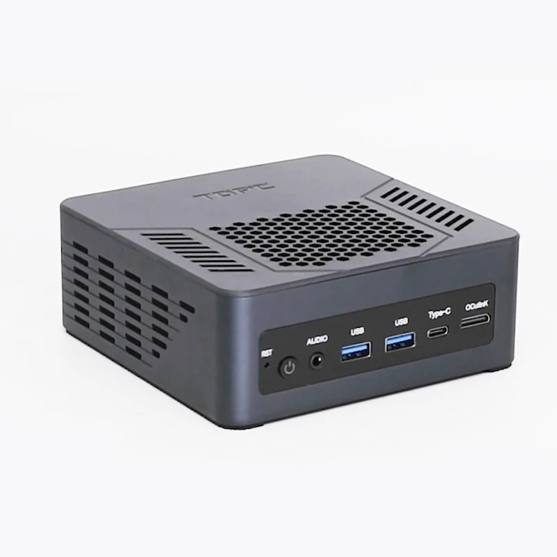 Topton Oculink Mini-PC AMD Ryzen 9 8945HS & R7 8845HS USB4.0 2x2,5G LAN 2xPCIe4.0 2xDDR5 Windows 11 NUC Mini-Computer mit WiFi6