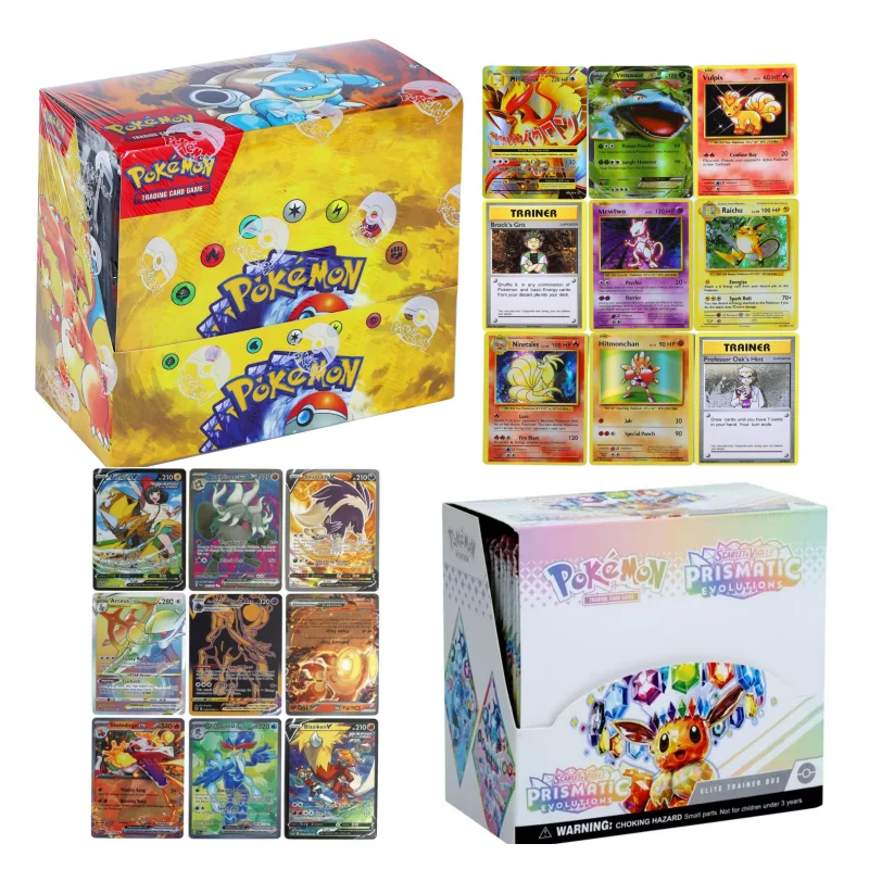 Carte Pokémon PKM Set Completo Foil 36 Pacchetti 1ª Edizione PTCG Carte Proxy Classiche Base Booster Venusaur Pikachu Giocattoli Regalo