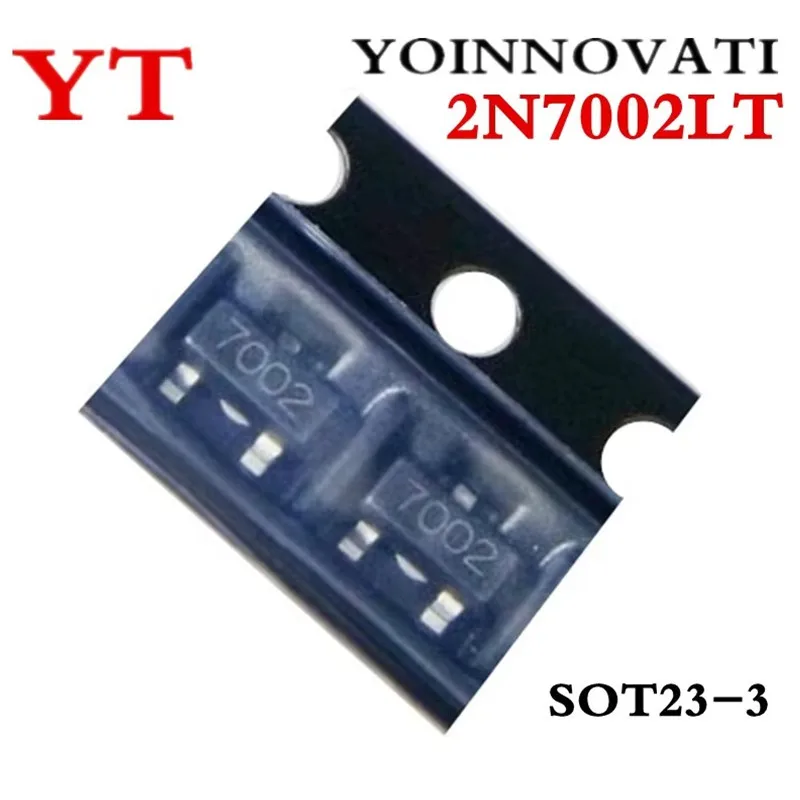 100 teile/los 2N7002LT 2N700 2 7002 N-Kanal MOSFET N-CH SOT23 Beste qualität. Image