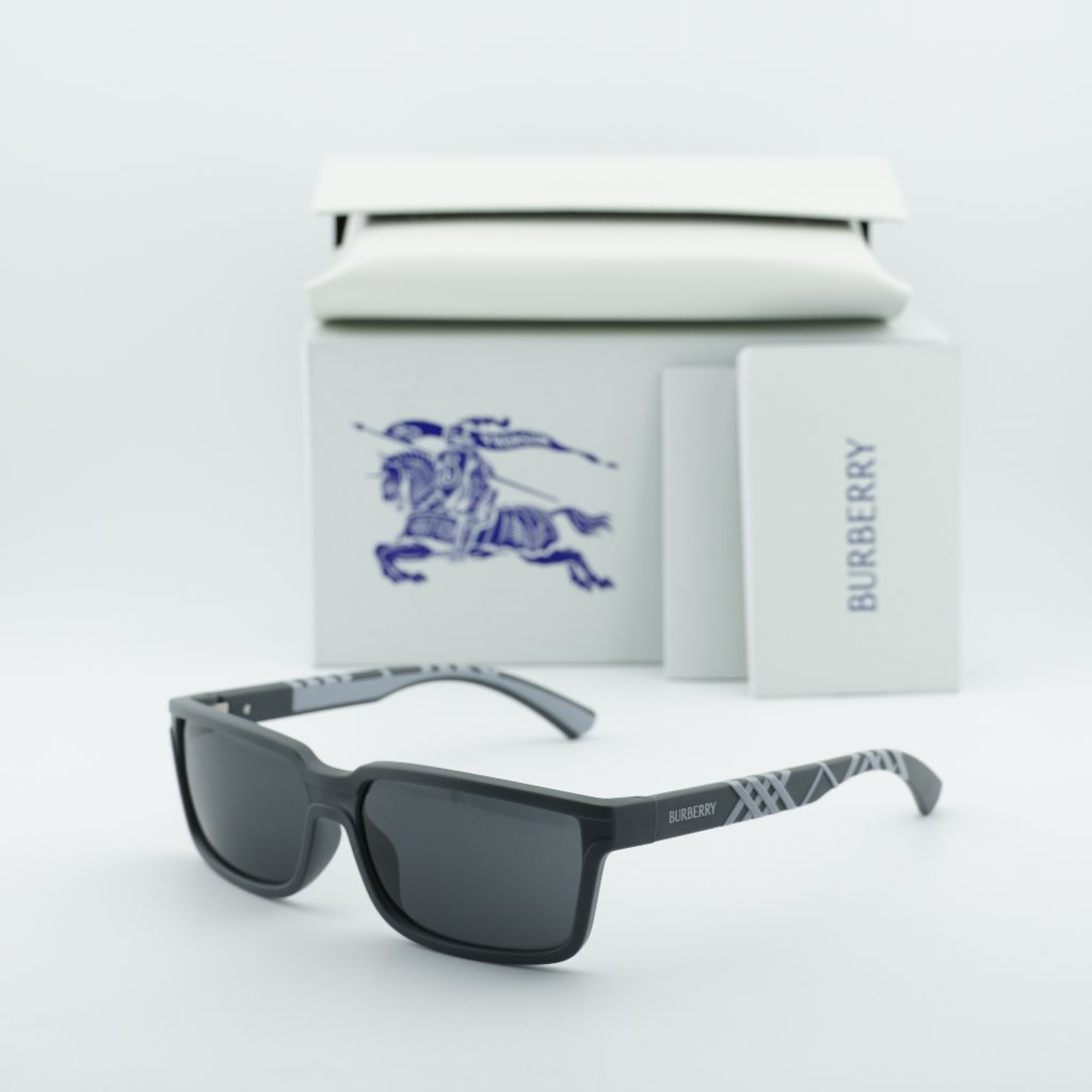 Burberry Accessories | Burberry Be4495d 423387 Rectangle Men’s Sunglasses - Grey | Color: Gray | Size: 61 - 15 - 145