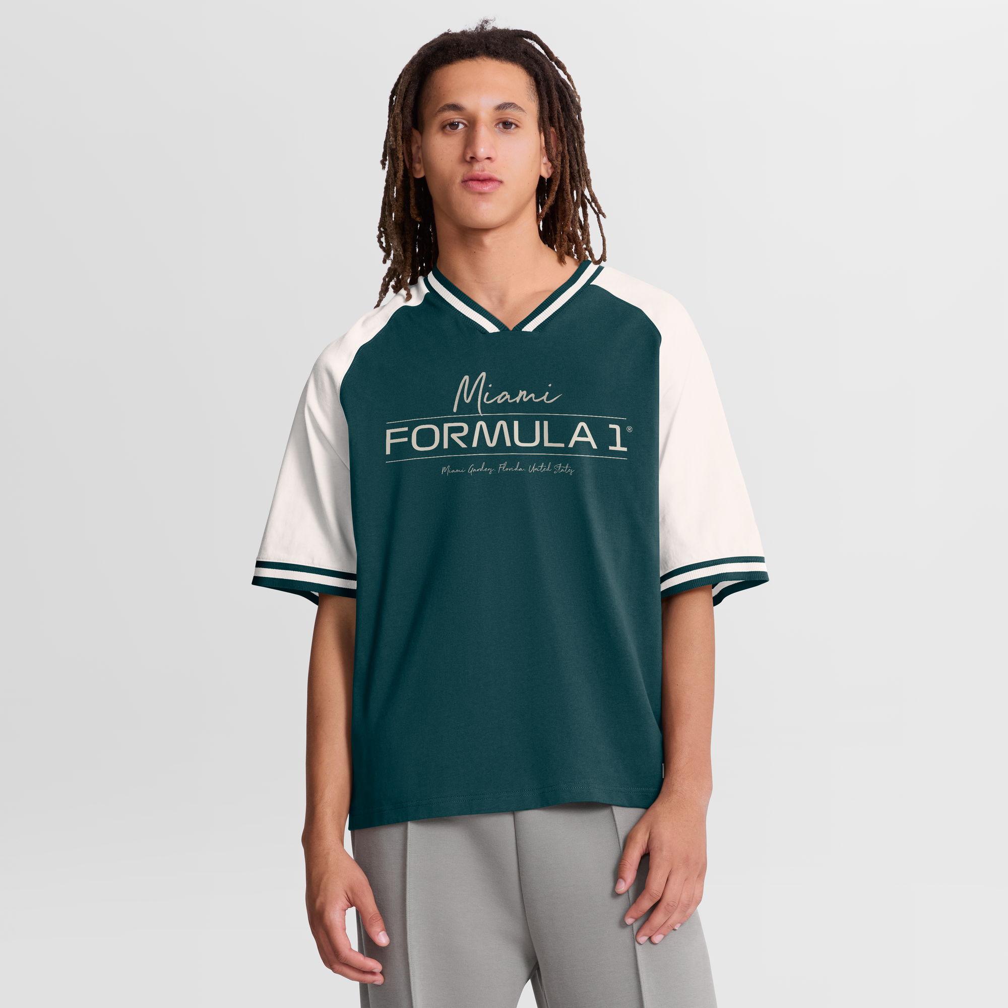 T-shirt tendance Formule 1 Miami Elements - Unisexe - unisexe Taille: 3XL
